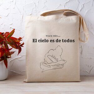Tote bag- Viaja más, el cielo es de todos